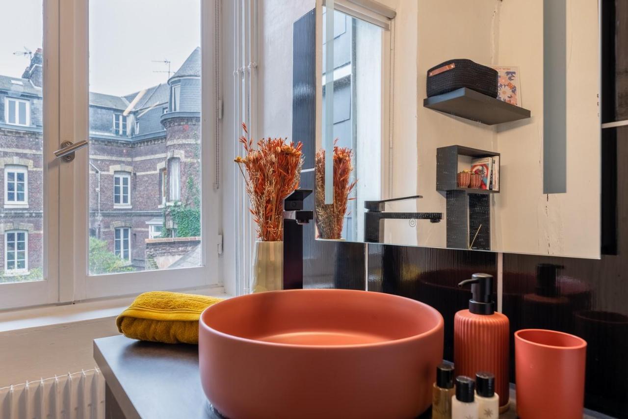 Olympe By Kleidos, Appartement 4P, Rue Calme, Centre Historique, Proche Gare Rouen Exterior photo